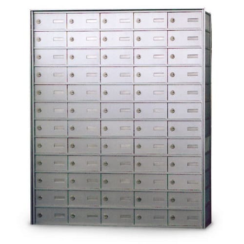 Rear Loading 60-Door Horizontal Private Mailbox